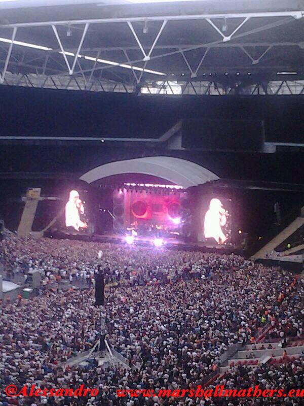 Italiani al Wembley Stadium, concerto di Eminem - Luglio 2014