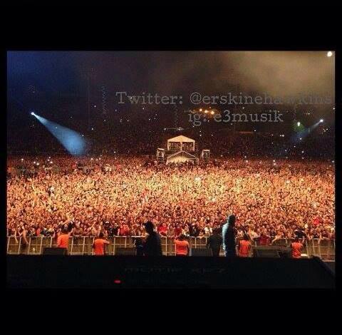 Eminem Rapture: foto e video dal live di Auckland, Nuova Zelanda.