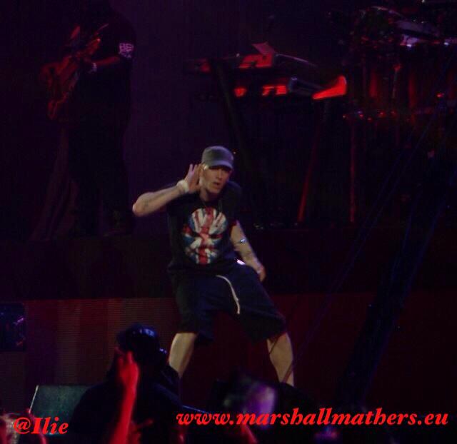 Italiani al Wembley Stadium, concerto di Eminem - Luglio 2014