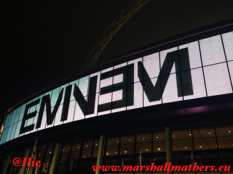 Italiani al Wembley Stadium, concerto di Eminem - Luglio 2014