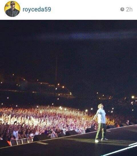 Eminem Rapture: foto e video dal live di Auckland, Nuova Zelanda.