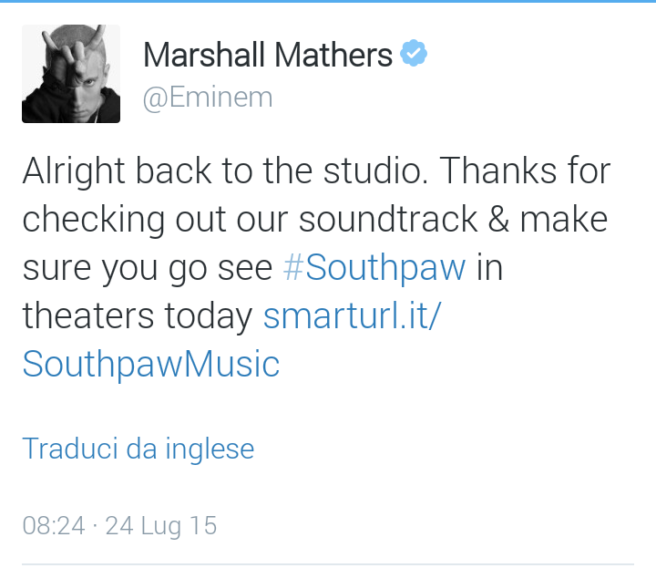 Eminem | Q&A tramite Twitter / Screen