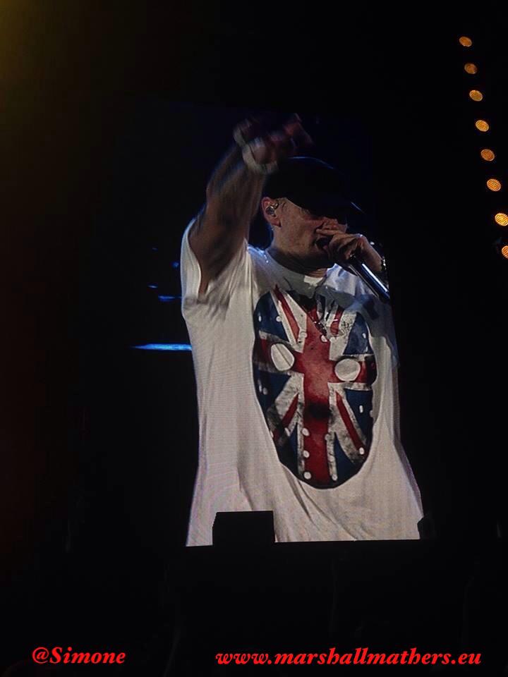 Italiani al Wembley Stadium, concerto di Eminem - Luglio 2014