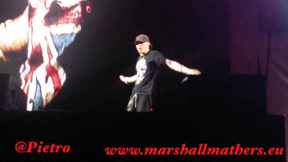 Italiani al Wembley Stadium, concerto di Eminem - Luglio 2014