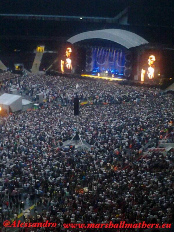 Italiani al Wembley Stadium, concerto di Eminem - Luglio 2014