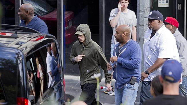 Rapture 2014: Eminem arriva a Melbourne, le foto