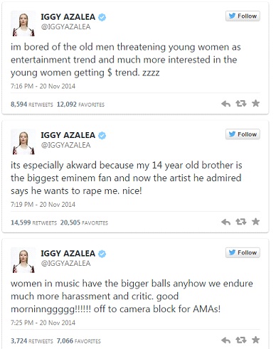 Iggy Azalea torna a parlare di Eminem