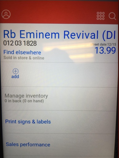 Target rivela la data di uscita dell´album Revival di Eminem?