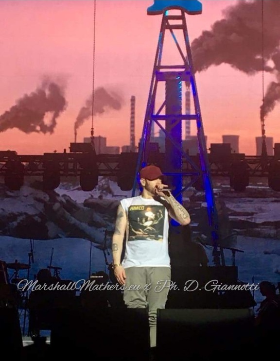 Eminem in concerto a Milano incanta 80.000 persone all´Area Expo