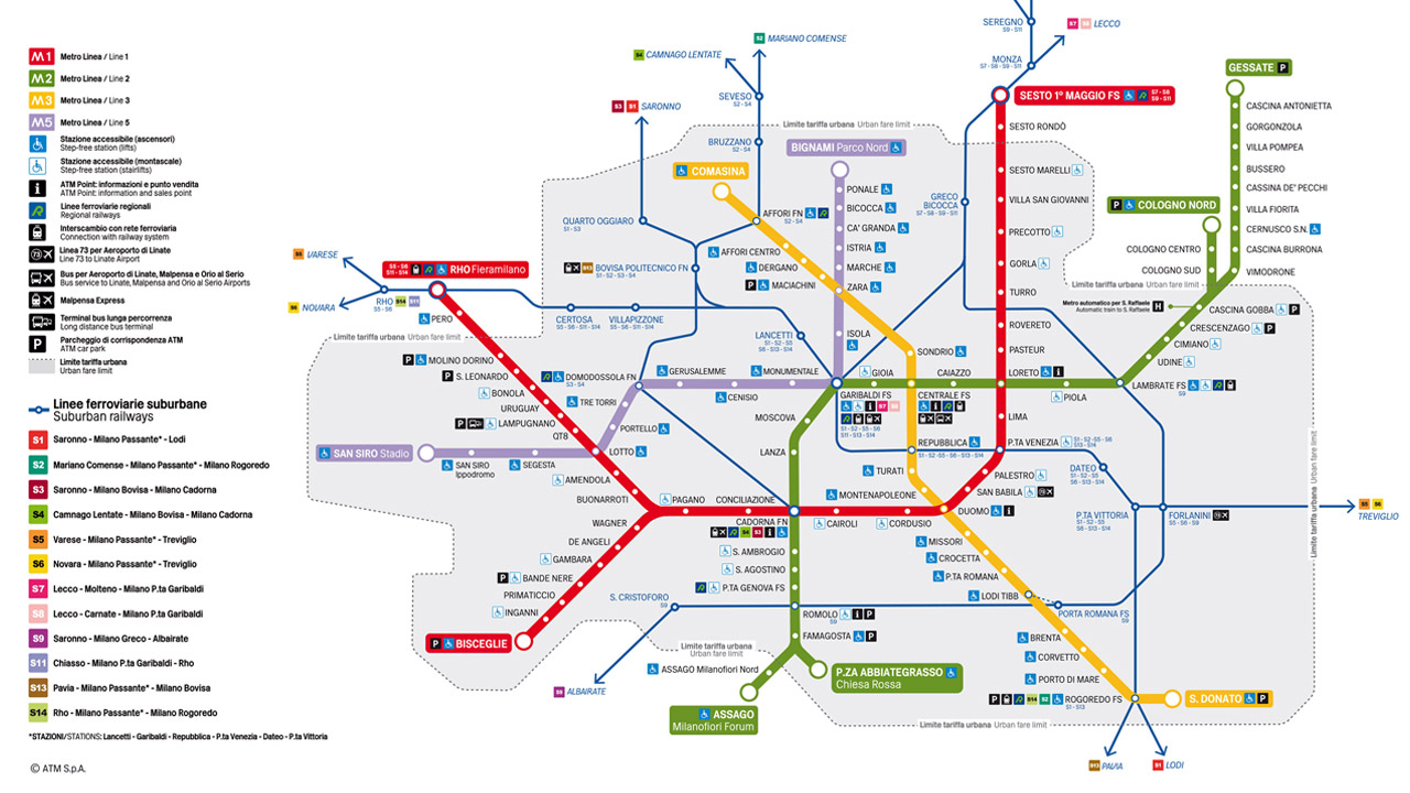 Mappa Metro Milano Concerto Eminem