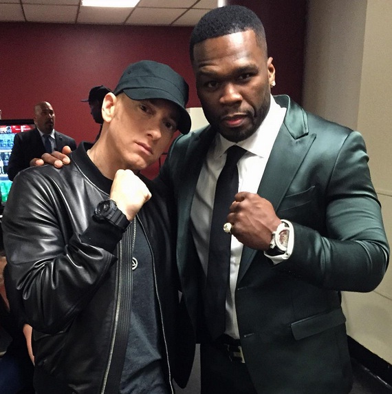 Eminem sul Red Carpet con il cast di Southpaw