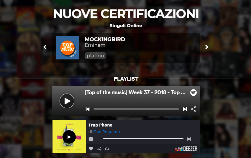 Mockingbird di Eminem riceve la certificazione PLATINO in Italia