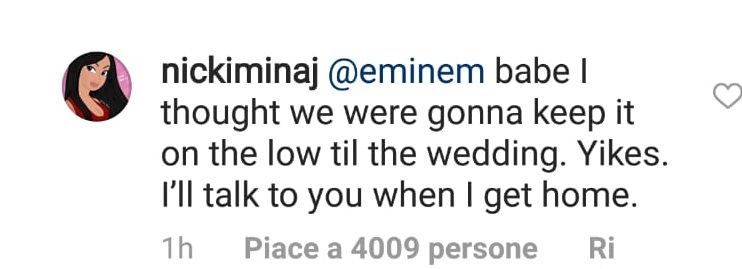 Eminem risponde a Nicki Minaj sulla presunta relazione