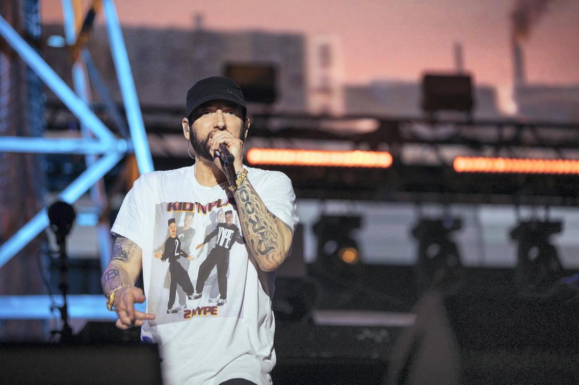 Eminem in concerto ad Abu Dhabi: video e foto