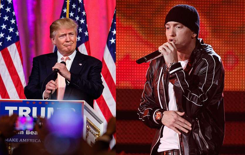 Donald Trump, Eminem spara a zero sul nuovo Presidente degli USA