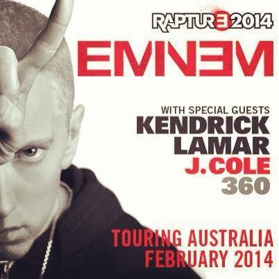 Eminem annuncia tour in Australia: ecco Rapture!