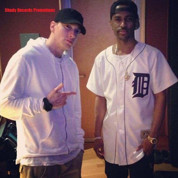 Eminem e Big Sean in studio