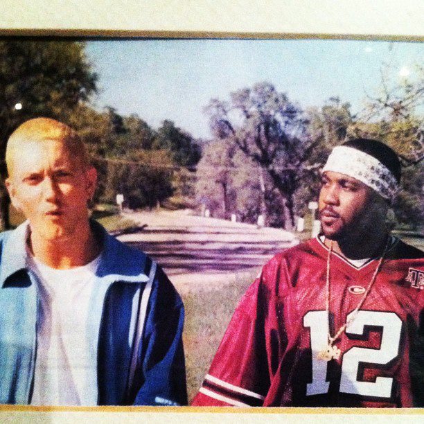 Kuniva twitta una vecchia foto con Eminem