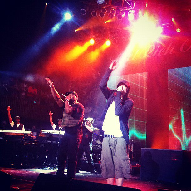 Foto ufficiali sulla performance di 50 Cent e Eminem + live integrale