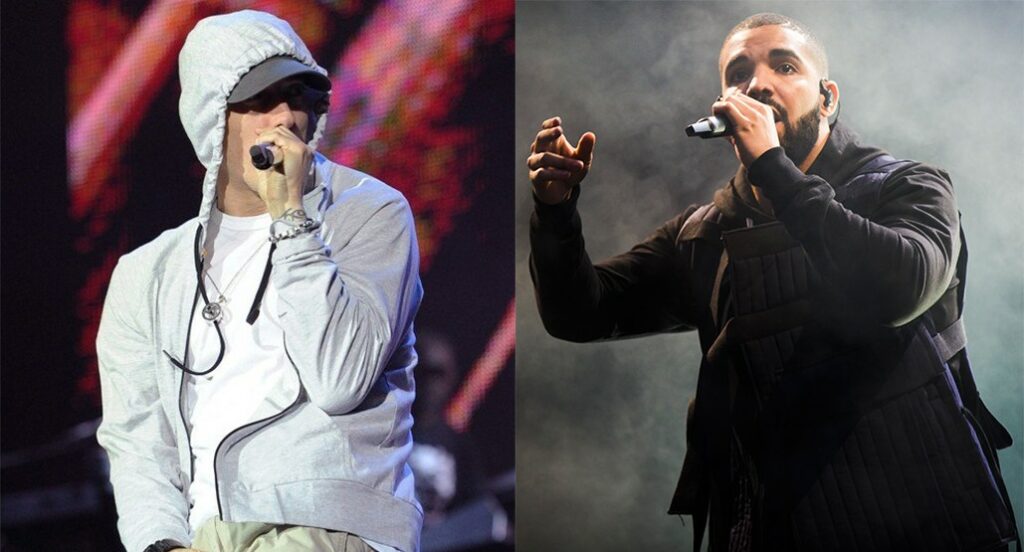 Drake raggiunge Eminem nella lista degli artisti con più album alla numero 1