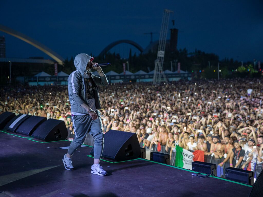 Eminem in concerto a Milano incanta 80.000 persone all´Area Expo