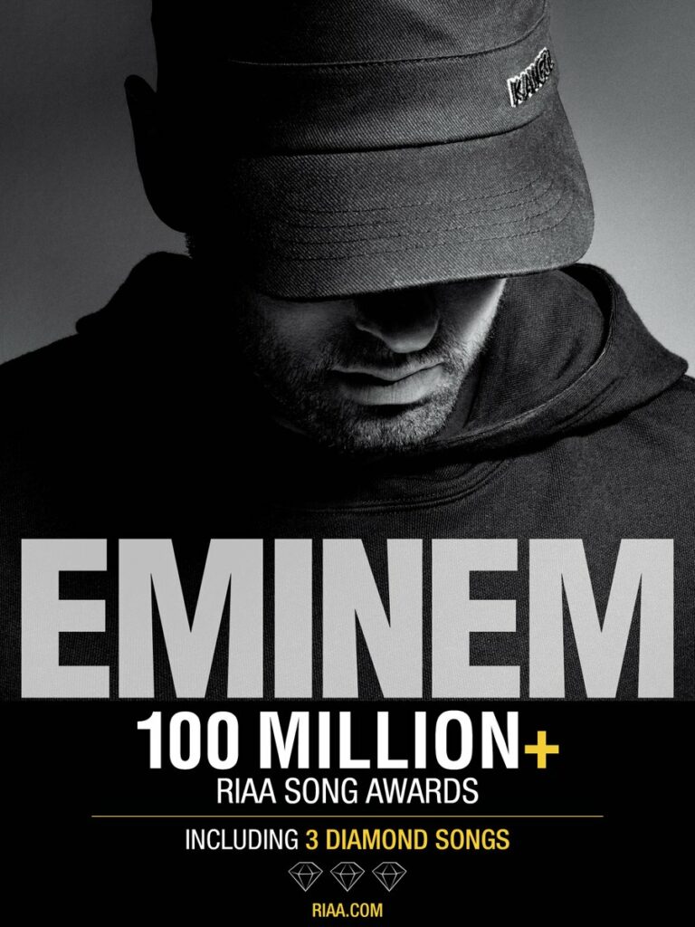 Eminem supera i 100 Milioni di singoli digitali venduti secondo la RIAA