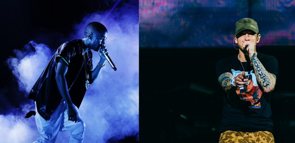 Eminem | Ascolto in anteprima per alcuni giornalisti della collaborazione "No Favors" con Big Sean