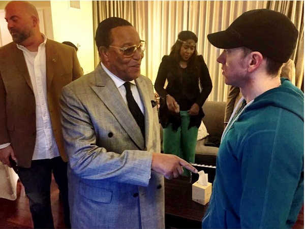 Eminem | Il rapper di Detroit incontra il ministro Louis Farrakhan