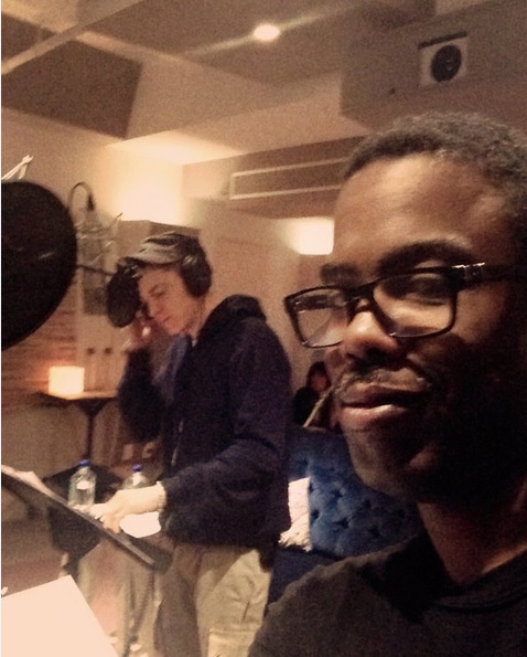 Eminem e Chris Rock in studio