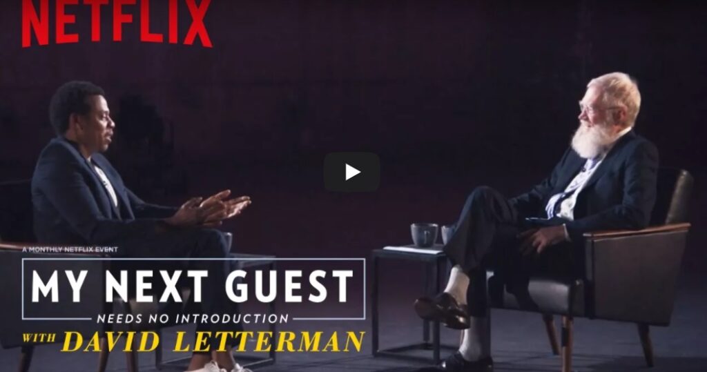 Jay-Z parla di Eminem nel nuovo episodio di David Letterman per Netflix