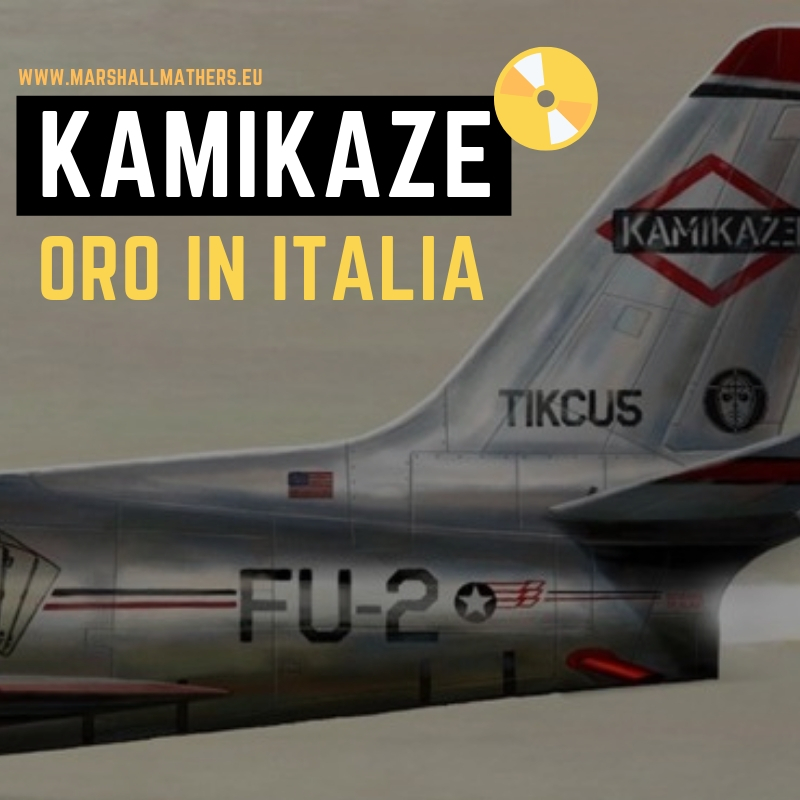 Kamikaze di Eminem riceve la certificazione oro in Italia