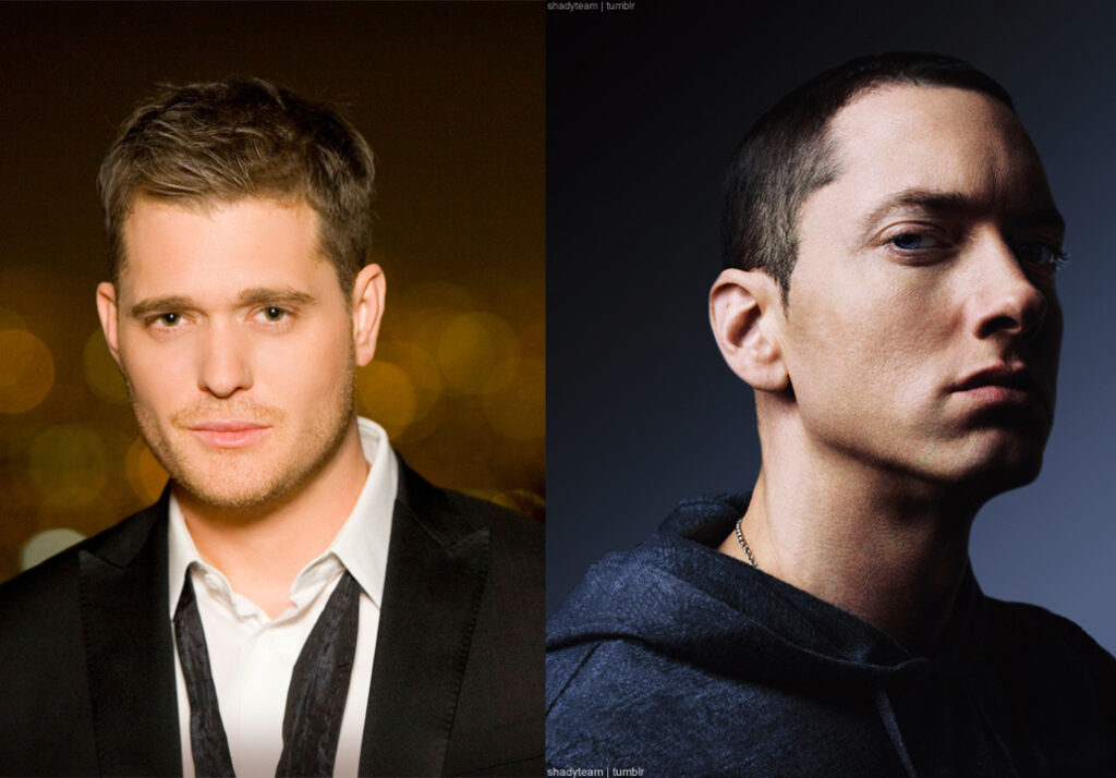 Michael Bublé rappa Lose Yourself di Eminem