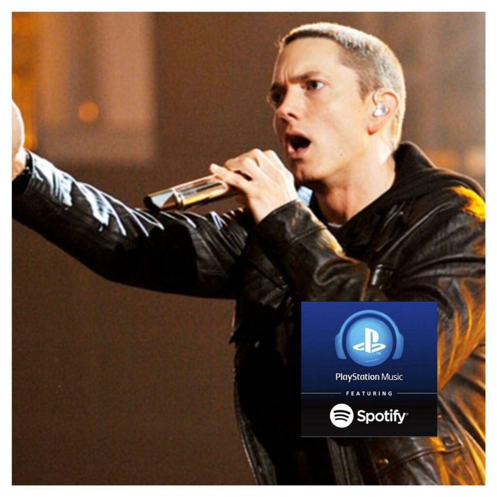 Eminem al secondo posto nella classifica degli artisti più ascoltati del PlayStation Music