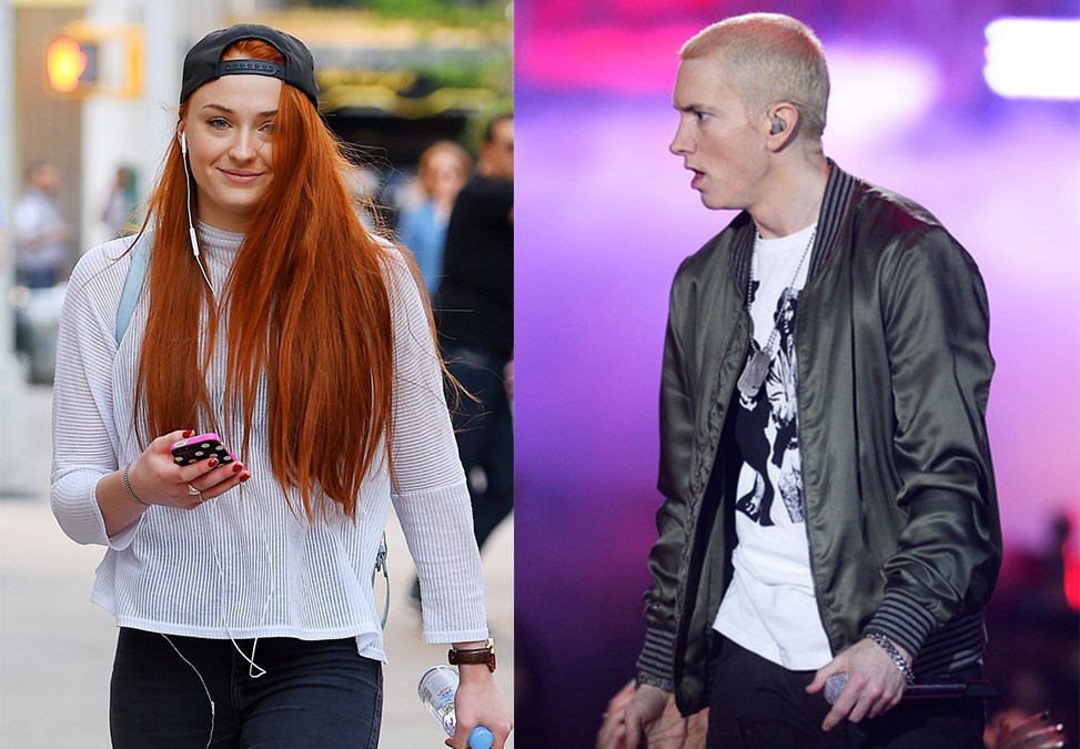 Sophie Turner di Game of Thrones rappa come Eminem