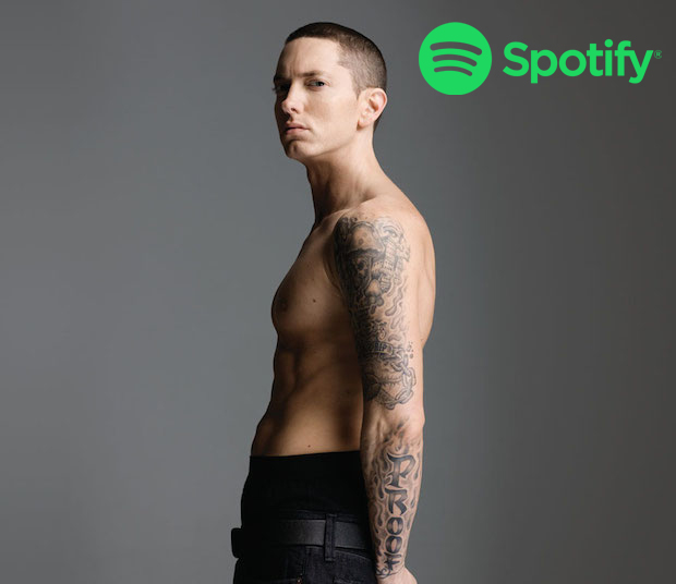 Eminem tra i ´Top Workout Artists´ secondo Spotify
