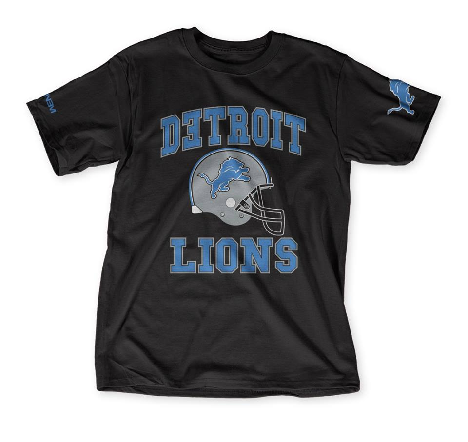 Eminem collabora con i Detroit Lions per la produzione t-shirt in edizione limitata