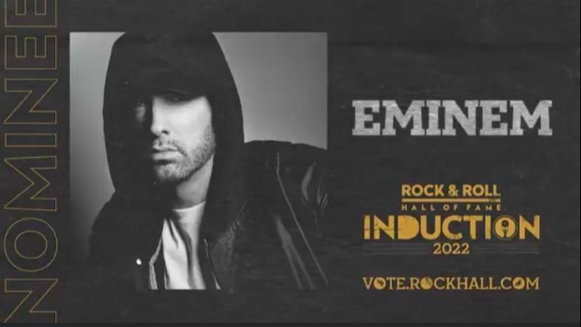 Eminem è stato ufficialmente indotto nella Rock and Roll Hall of Fame Rolling Stone contro la candidatura di Eminem alla Rock and Roll Hall of Fame