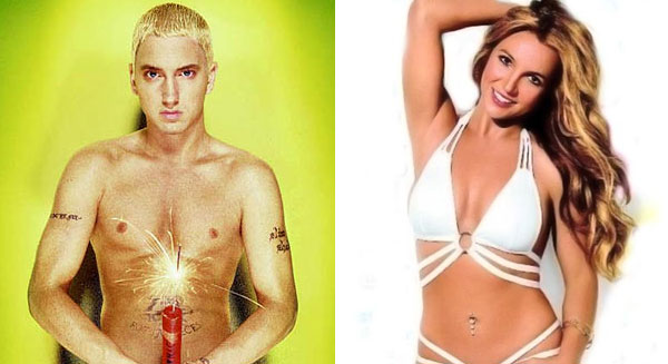 Britney Spears celebra l'esibizione di Eminem all'Halftime Show