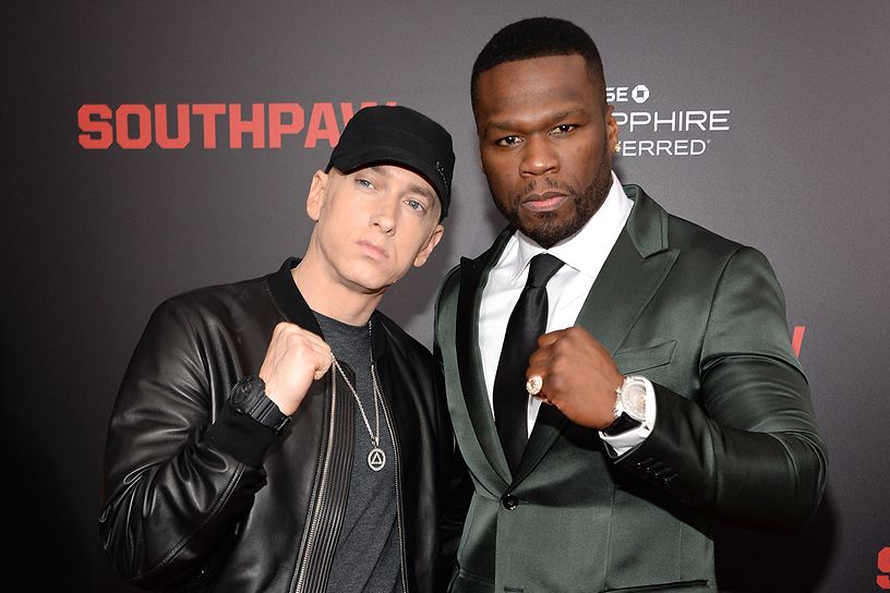 Eminem fa il tifo per "Power" di 50 Cent ai People Choice Awards