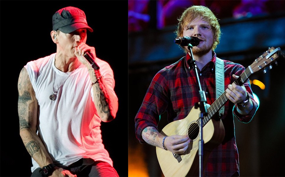 Shape of You di Ed Sheeran come Lose Yourself di Eminem in Australia