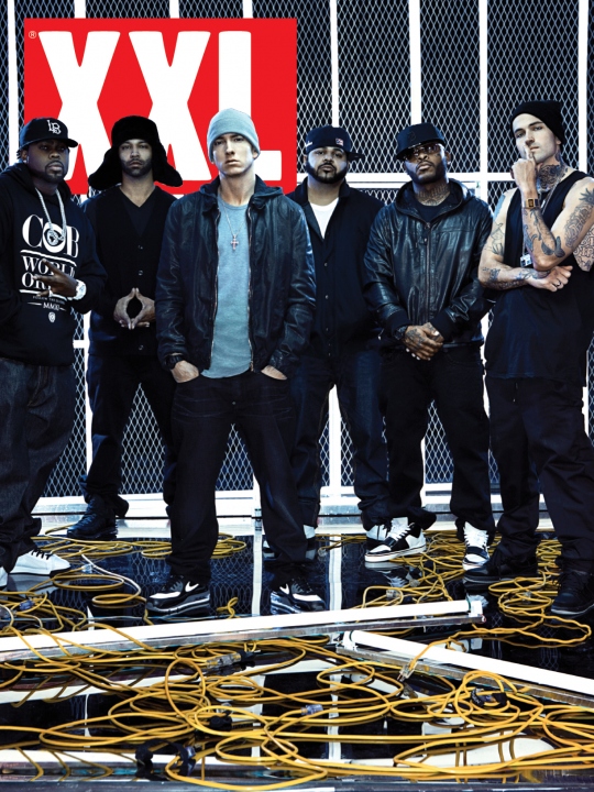Eminem  in copertina sul nuovo numero di XXL americano con la nuova ´Shady Records´