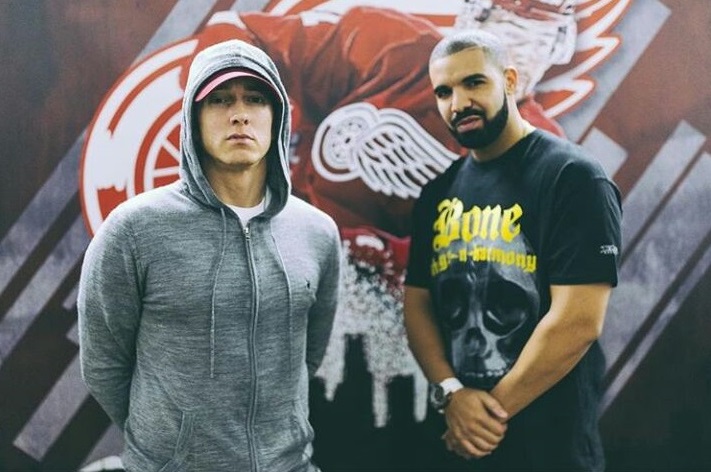Eminem e Drake insieme sul palco di Detroit