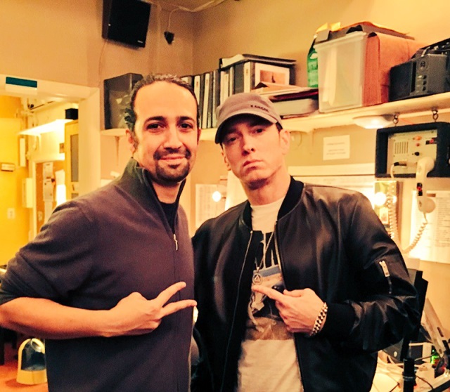 Eminem | Nuova foto con il compositore Lin-Manuel Miranda