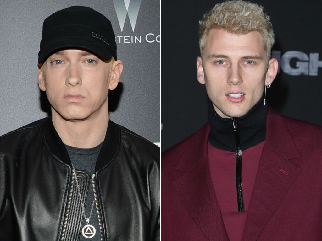 La reazione di Machine Gun Kelly al nuovo album di Eminem