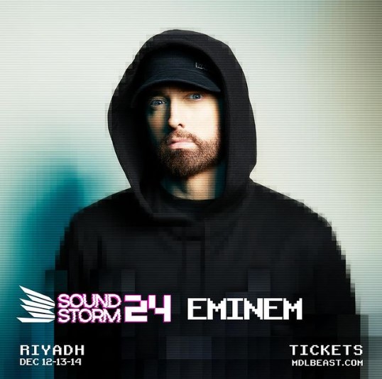 Eminem si esibirà al MDLBeast Soundstorm di Riyadh